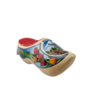  Money box clog lacquered Holland