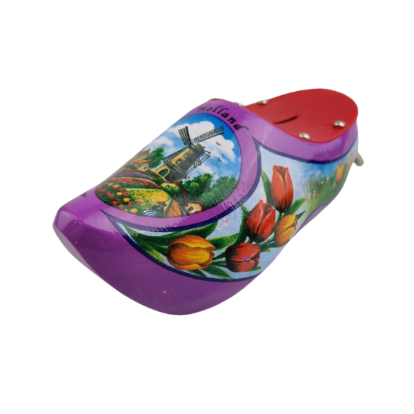 Money box clog Purple Holland