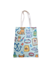 DINA canvas tas - Zorg voor je dier