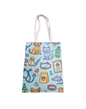 DINA canvas tas - Zorg voor je dier