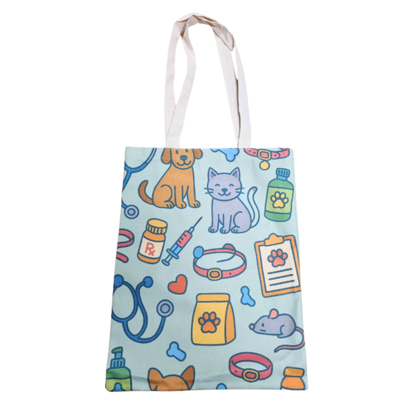 DINA Canvas-Tasche - Pflege für Ihr Haustier