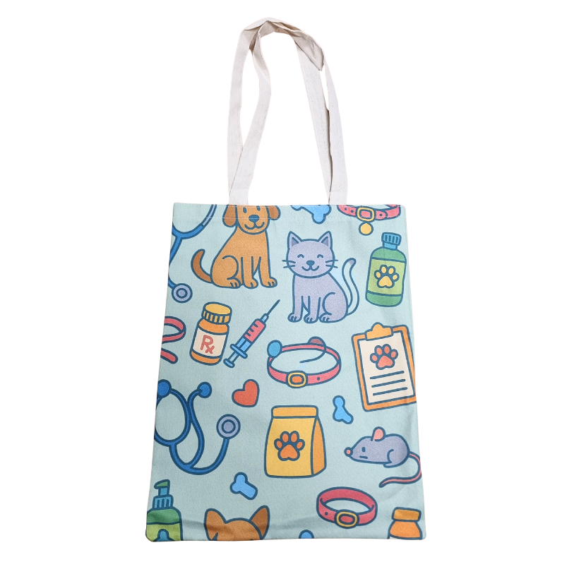 Canvas-Tasche Pflege für Ihr Haustier Holzschuh König aus den