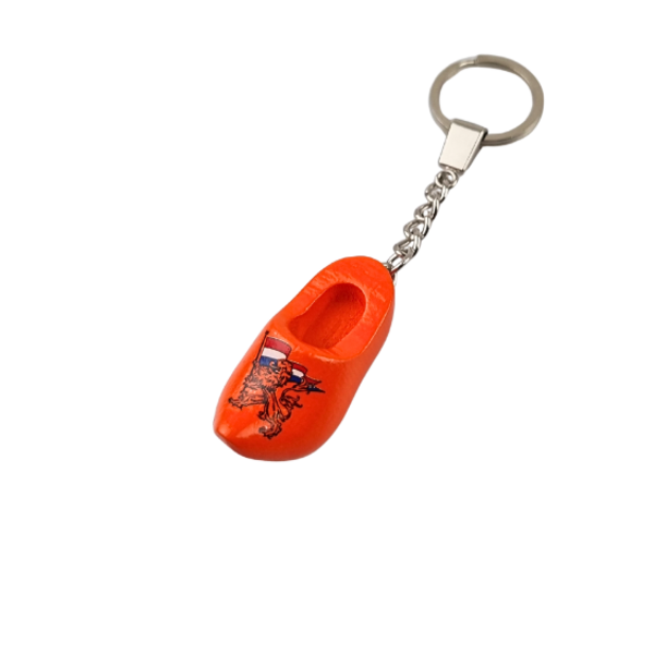 Sleutelhanger klomp oranje leeuw