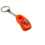 Orange lion clog keyring