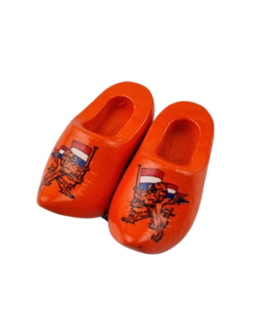  klompmagneet 4cm Oranje Leeuw