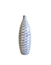 TRAA Keramieken Vaas met Delftsblauwe Visjes - 43cm hoog