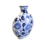TRAA Delft blue vase, curved - 26 cm high
