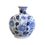 TRAA Delftsblauwe vaas bollend - 26cm hoog