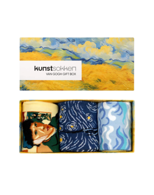 Kunstsokken Vincent van Gogh 3-pack - 36/40 en 41/45