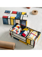  Piet Mondrian Art Socks 3-pack - 36/40 and 41/46