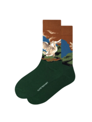  Art socks The threatened swan J Asselijn - size 41/46