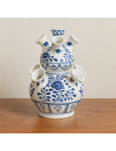 TRAA Delftsblauwe vaas 39cm hoog