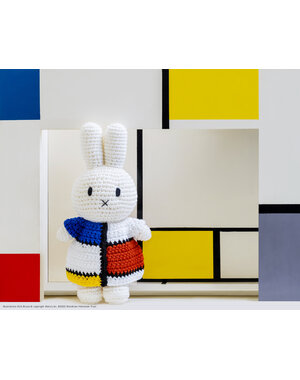 Nijntje Mondriaan jurk 20cm - gehaakt