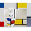 Nijntje Mondriaan jurk 20cm - gehaakt