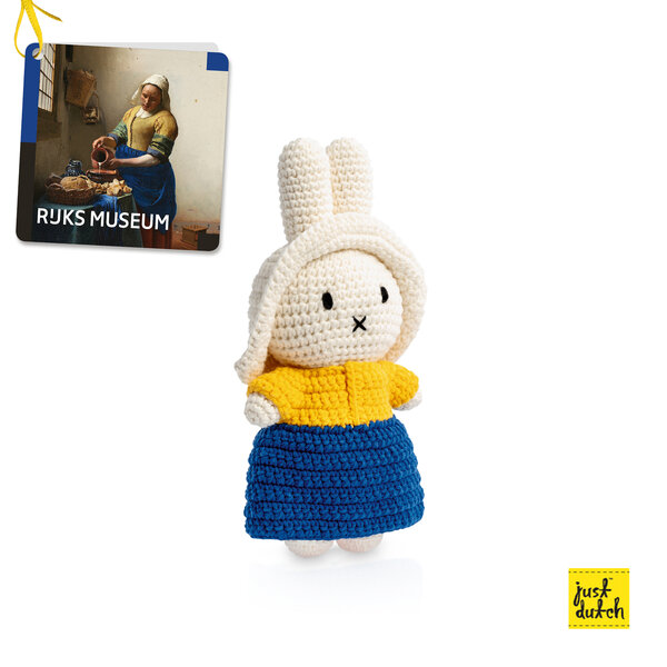 Miffy Milkmaid 20cm - crocheted