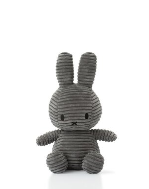  Nijntje Ribfluweel grijs - 23cm knuffel