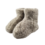 DINA  Wonderfully Soft Wool Slippers – High Model Natural Grey