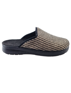 DINA Herren-Slipper, Größe 41 bis 46 – Farbe: Beige Cord