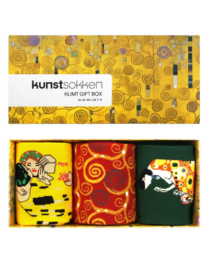  Kunstsocken Klimt 3er-Pack – 36/40 und 41/46