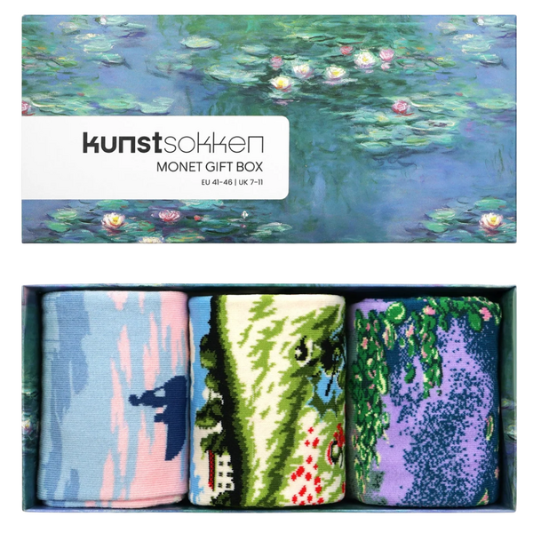 Kunstsokken Monet 3-pack - 36/40 en 41/46