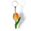 TRAA Tulip keychain mixed colors - text Amsterdam on leaf