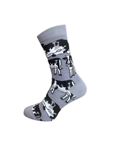  Socken mit Kuhmuster