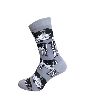  Cow print socks