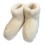 DINA  Wonderfully Warm Wool Slippers – High Model Off-White