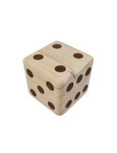  Houten dobbelstenen - vanaf 1 dobbelsteen