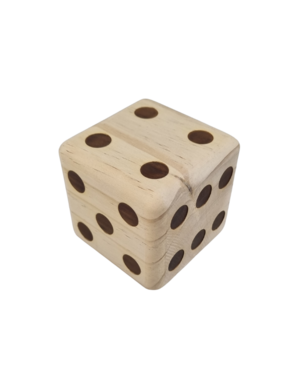  Houten dobbelstenen - vanaf 1 dobbelsteen