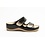 Leon Footwear Sandals with Velcro and anti-slip studs in the sole - black