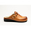 Leon Footwear Slip-on clog in sizes 36 to 41 - removable sole and anti-slip stud - color golden brown
