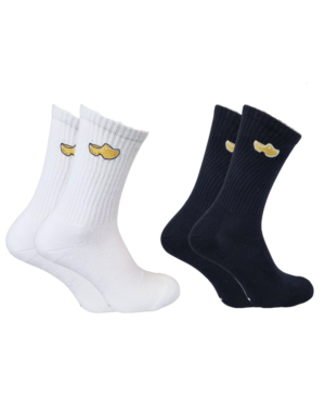 TRAA Traa sokken - klomp sokken geborduurd - Traa merchandise - 36-41/42-46 - zwart of wit