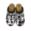 DINA clogs with cow print black sole - Dina