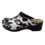 DINA Clogs mit Kuhfellmuster und schwarzer Sohle - Dina