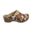 DINA Klompen met bruine koeienprint met beige zool - Dina