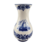 Holztulpen in Delfter blauer Vase (ca. 20–24 cm) – Holländische Miniatur-Atmosphäre