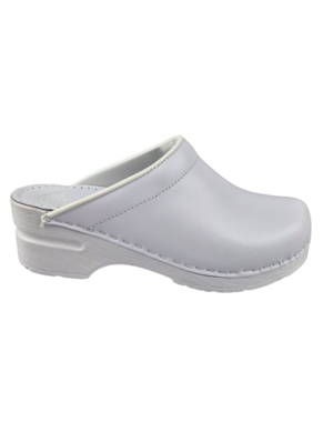 DINA Medizinische Clogs – Pflegeclogs – Weiß (auch in Herrengrößen erhältlich)