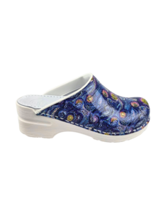 DINA Medical clogs - care clogs - Dina - starry night white sole