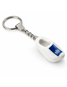  Klomp sleutelhangers Wit met logo
