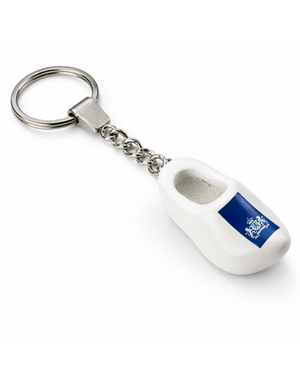  Clog Schlüsselringe Weiß mit Logo