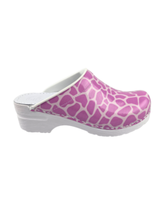 DINA Medizinische Clogs – Pflegeclogs – Dina – Pink Giraffe