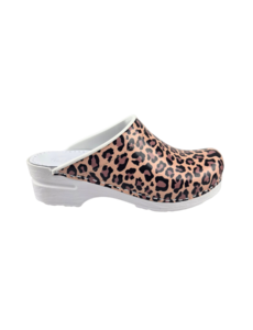DINA Medizinische Clogs – Pflegeclogs – Dina – Leopardenmuster