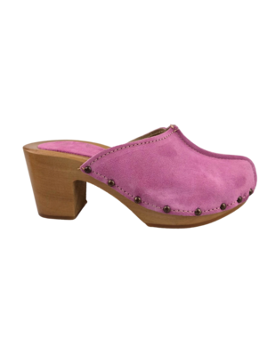 DINA Rosa Wildleder-Pumps
