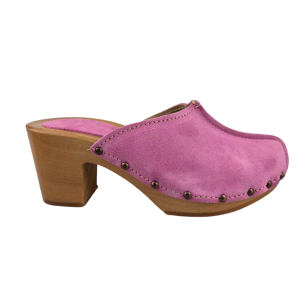 DINA Suede heels Roze