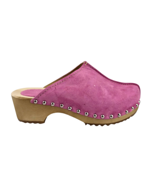 DINA Dina Lykke Clog - suede edition - Pink