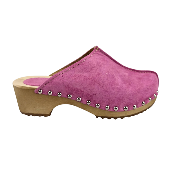 DINA Dina Lykke Clog - suede edition - Pink
