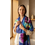 tulip Scarf blue/purple tulips