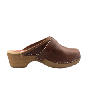 DINA Schwedische Holzschuhe – Klassisches Braun – Unisex