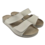Leon Footwear Off-white sandals - double strap - material: Leather & Polyurethane